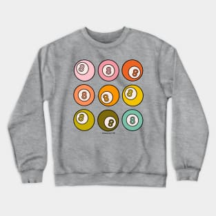 Rainbow Eight Balls Crewneck Sweatshirt